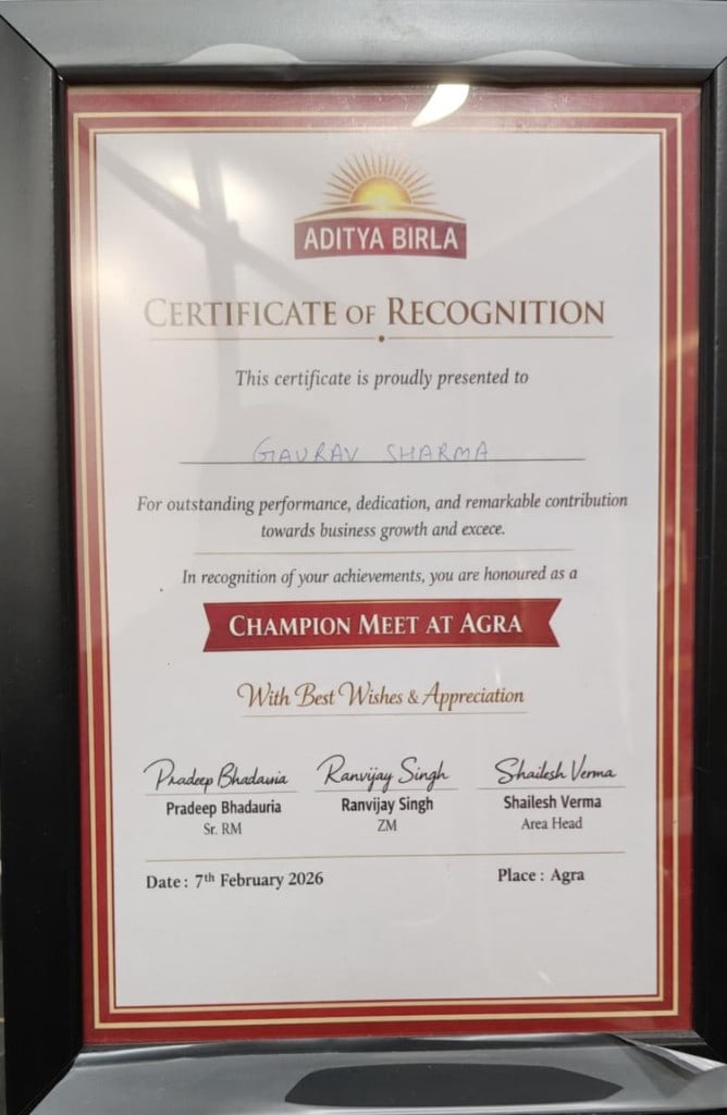 Aditya Birla — Champion Meet at Agra